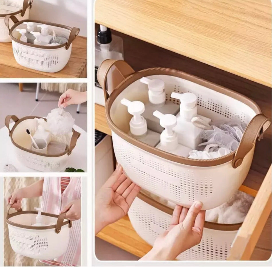 3pcs Multipurpose Storage Basket, Closet Organization Container Basket, Toiletries Storage Basket 3pcs Multipurpose Storage Basket, Closet Organization Container Basket, Toiletries Storage Basket